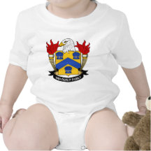 Van Derlip Family Crest Baby Bodysuits