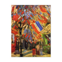Van Gogh 14th Of July Celebration In Paris Postcards