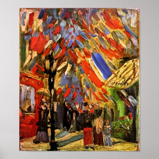 Van Gogh 14th Of July Celebration In Paris Poster