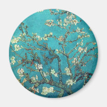 Van Gogh Almond Blossoms Magnet