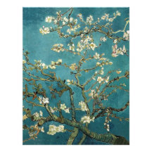 Van Gogh Almond Branches In Bloom Letterhead