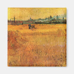 Van Gogh; Arles: View from the Wheat Fields Fridge Magnets