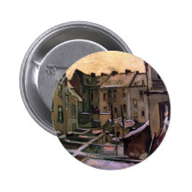 Van Gogh - Backyards Of Old Houses Button