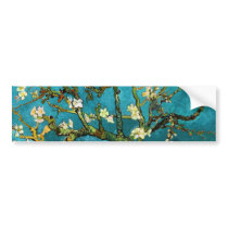 Van Gogh Blossoming Almond Tree Bumper Sticker