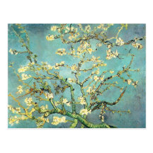 Van Gogh Blossoming Almond Tree (F671) Fine Art Postcard