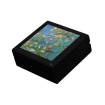 Van Gogh; Blossoming Almond Tree Trinket Boxes