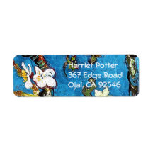 Van Gogh Blossoming Almond Tree Vintage Fine Art Return Address Labels