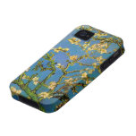 Van Gogh; Blossoming Almond Tree, Vintage Flowers Case-Mate iPhone 4 Cover