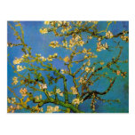 Van Gogh; Blossoming Almond Tree, Vintage Flowers Postcards