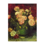 Van Gogh; Bowl with Peonies and Roses Post Card