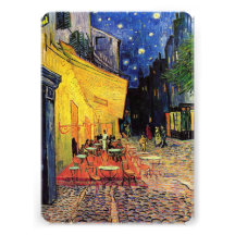 Van Gogh; Cafe Terrace at Night, Vintage Fine Art Custom Invite
