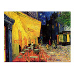 Van Gogh; Cafe Terrace at Night, Vintage Fine Art Postcard