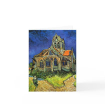 Van Gogh Church at Auvers Card