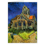 Van Gogh Church at Auvers Post-Impressionism Card