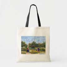 Van Gogh - Couples In The Park Canvas Bag