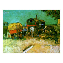 Van Gogh Encampment of Gypsies Post Cards