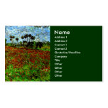 Van Gogh Field with Poppies Fine Art Business Cards
