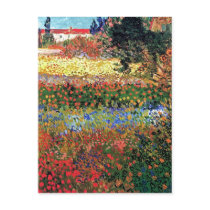 Van Gogh Flowering Garden Postcard