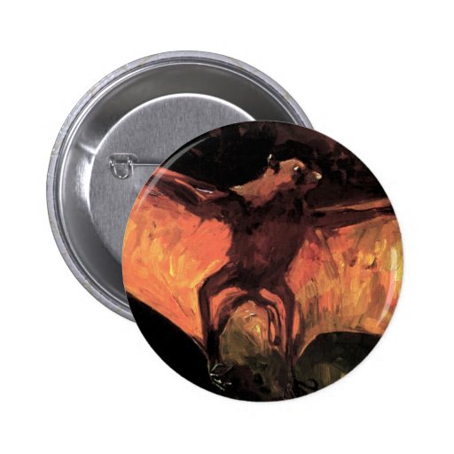 Van Gogh Flying Fox Button