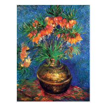Van Gogh - Fritillaries In A Copper Vase Postcard
