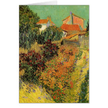 Van Gogh; Garden Behind a House
