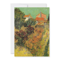 Van Gogh; Garden Behind a House