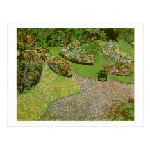 Van Gogh Garden in Auvers (F814) Postcards