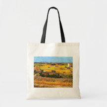 Van Gogh Harvest at La Crau Tote Bag