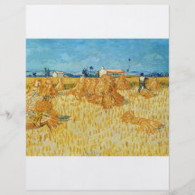 Van Gogh; Harvest in Provence Full Color Flyer