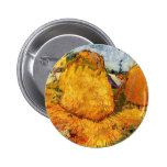 Van Gogh; Haystacks in Provence, Vintage Farm Pin