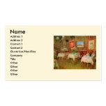 Van Gogh; Interior of a Restaurant, Vintage Art Business Card