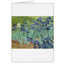 Van Gogh Irises Card
