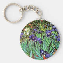Van Gogh Irises Keychain