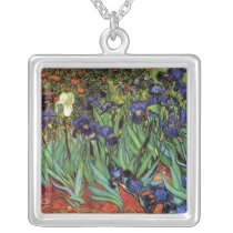 Van Gogh Irises Necklace