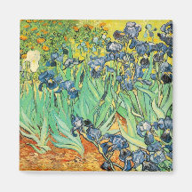 Van Gogh Irises Refrigerator Magnets