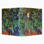 Van Gogh Irises, Vintage Post Impressionism Art Vinyl Binders