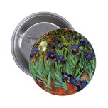 Van Gogh Irises, Vintage Post Impressionism Art Pins