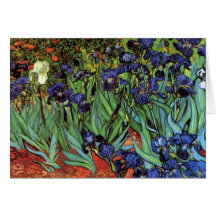 Van Gogh Irises, Vintage Post Impressionism Art Cards