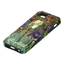 Van Gogh Irises, Vintage Post Impressionism Art iPhone 5 Covers