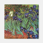 Van Gogh Irises, Vintage Post Impressionism Art Fridge Magnet