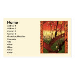 Van Gogh Japanese Flowering Plum Tree, Vintage Art Business Cards