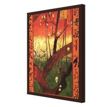 Van Gogh Japanese Flowering Plum Tree, Vintage Art Canvas Print