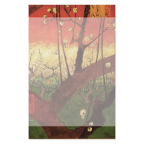 Van Gogh Japonaiserie Flowering Plum Tree Personalized Stationery
