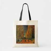 Van Gogh; Les Alyscamps (Cemetery), Vintage Art Tote Bag