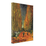 Van Gogh; Les Alyscamps (Cemetery), Vintage Art Stretched Canvas Prints