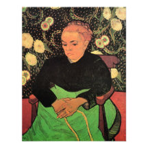 Van Gogh; Madame Roulin Rocking the Cradle Personalized Invite