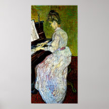Van Gogh - Marguerite Gachet At The Piano Poster