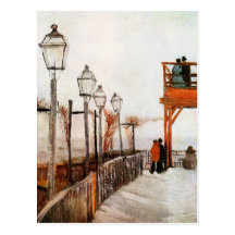 Van Gogh Montmartre (F272) Fine Art Post Card