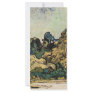 VAN GOGH - MOUNTAINS AT SAINT-REMY RACK CARD TEMPLATE