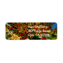 Van Gogh Mulberry Tree Fine Art Return Address Labels